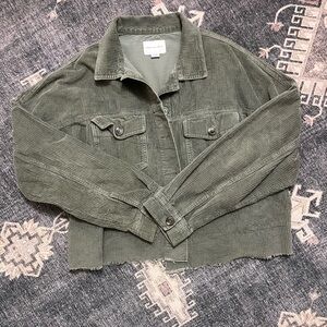 AMERICAN EAGLE Corduroy Cropped jacket